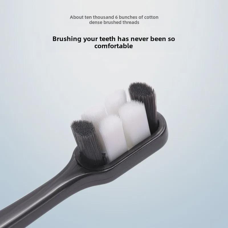Doctor Bai Wanshu Soft Bristle Toothbrush, Japanese-Style, Small Head, Family Pack for Couples, Unisex