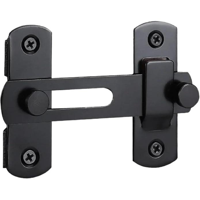 Flip Latch 8 Pcs Stainless Steel Sliding Barn Door Lock Multi-Purpose Hardware Gate Latches Safety Latches for Wooden Furniture Window Closet for