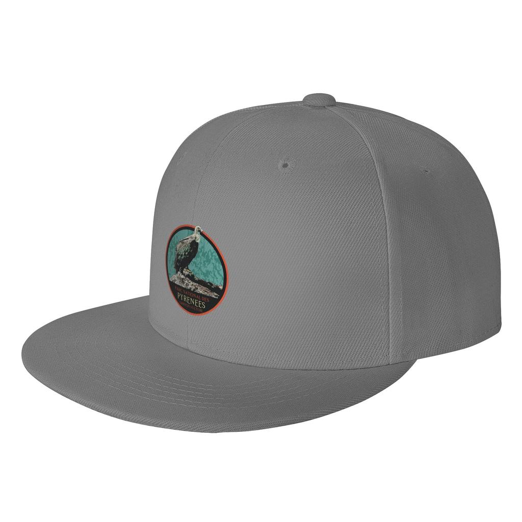 Fashion Pyr n es national park France Europe hiking vintage travel decal european vulture Flat Brim Sun Hat Commuting Cap