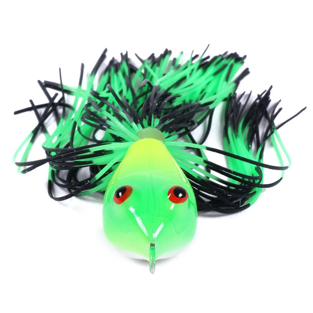 10cm 8.4g Simulated Frog Bait Topwater Frog Lures with Treble Hook Ray Frog Crankbait Lures Swimbait Fishing Lure