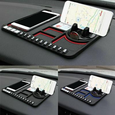 Rotatable Phone Stand Car Dashboard Mat 4 In 1 Multifunctional Auto Phone Holder  Car