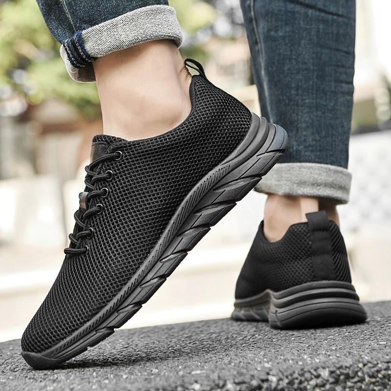 Mode Klassische Marke Herren Leder Business Schuhe Atmungsaktives Mesh Freizeitschuhe Outdoor Pendeln Vielseitige Herren Arbeitskleidung Schuhe