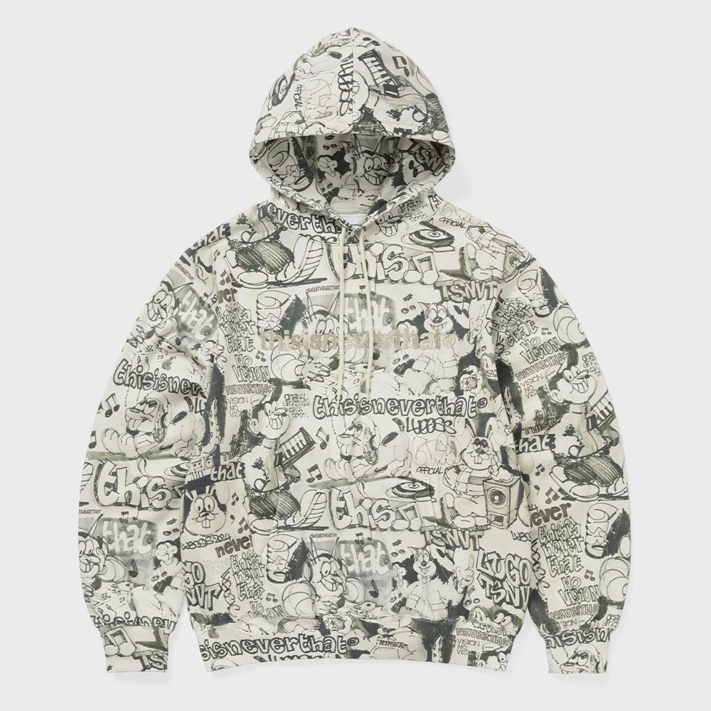 

ThIs Is Never ThaT T Logo Hoodie graffiTi XL