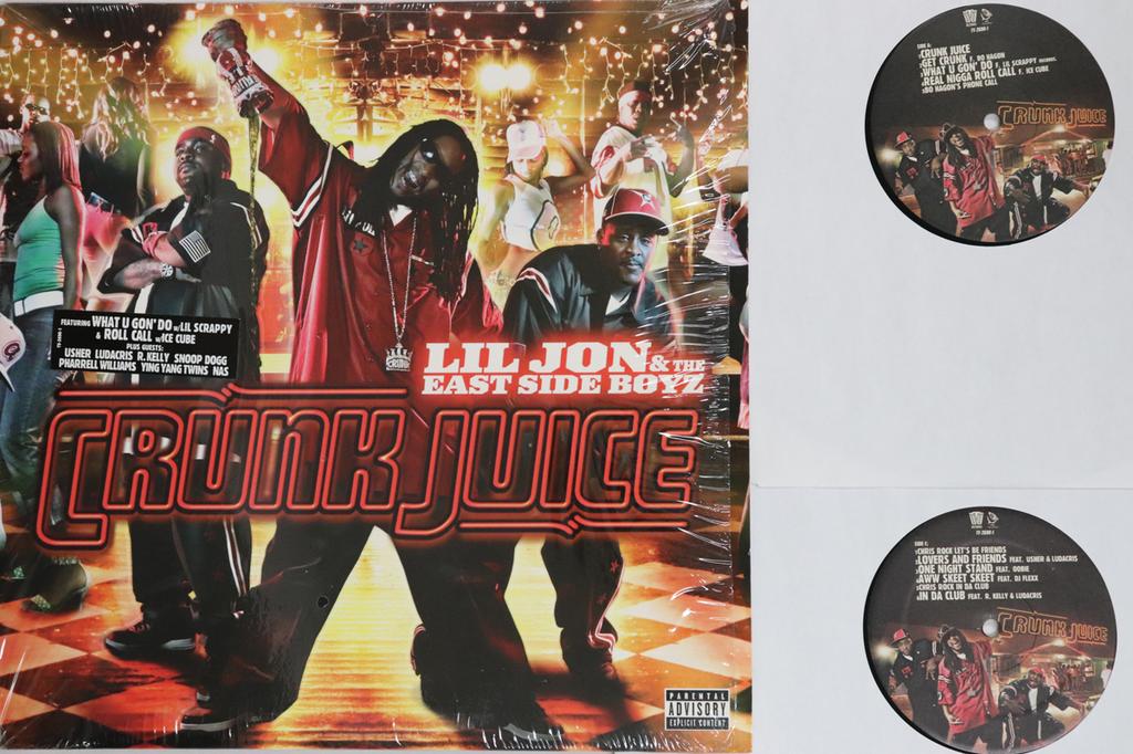 LP Record LIL JON EAST SIDE BOYZ Crunk Juice TV26901 TVT 2005 US Rap HipHopRB Used