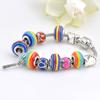 LUXY MOON Pulsera de cuentas de arcoíris de joyería de moda Productos de joyería DIY