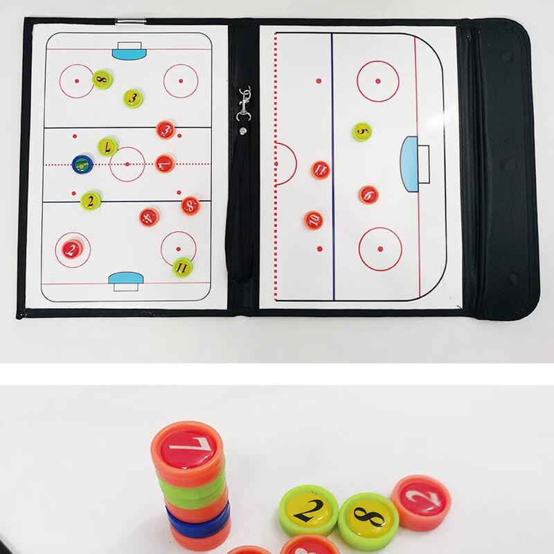 WEZHO Three-fold Ice Hockey Magnetic Coaching Board
