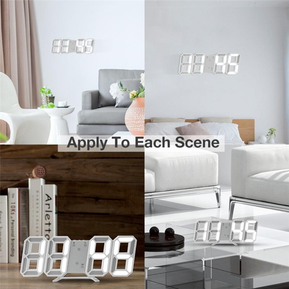 Usb Charging Night Light Desk Alarm Clock Alarm Clocks LED Digital Clock