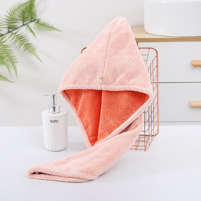 Dry Hair Cap, Super Water Absorption, Quick Drying, Enlarged and Lengthened Hair Wiping, One-piece Long Hair Bath Towel, Women's Bag Head Towel