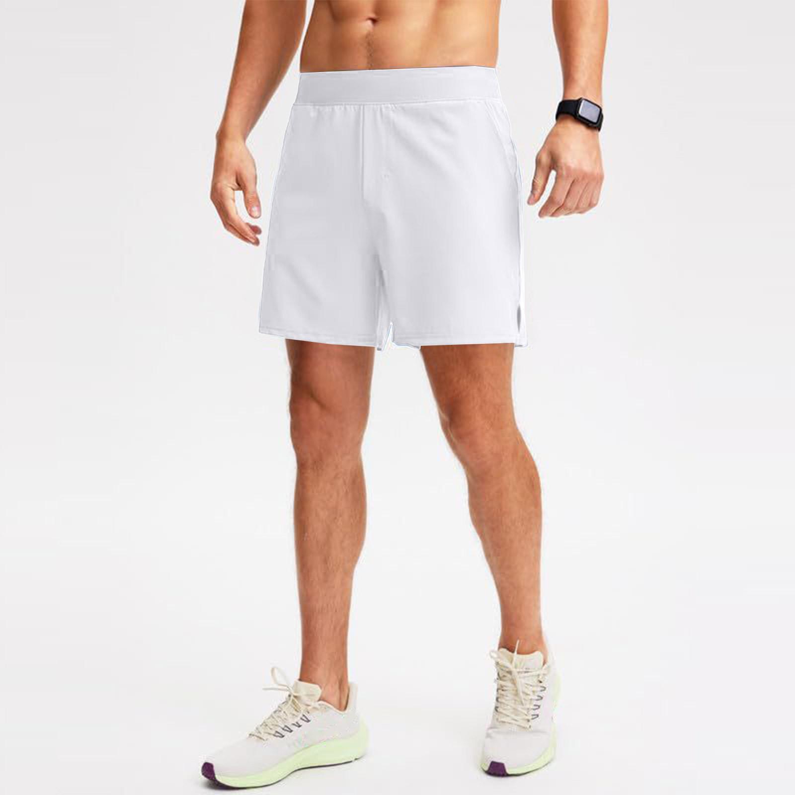 

Мужские рабочие шорты с несколькими карманами, эластичный пояс, свободный хлопок, легкие повседневные рабочие шорты для отдыха на открытом воздухе XL белый