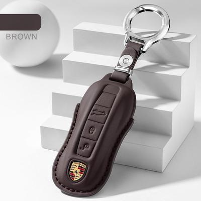 For Porsche Key Case Vintage Case Cayenne Macan911 Paramela Buckle 718Taycan
