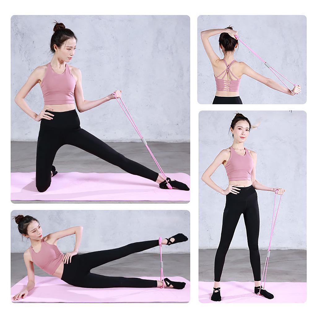 Figure 8 Resistance Band Women Men 8 Shaped Resistance Band for Arms Chest Expander Figure 8