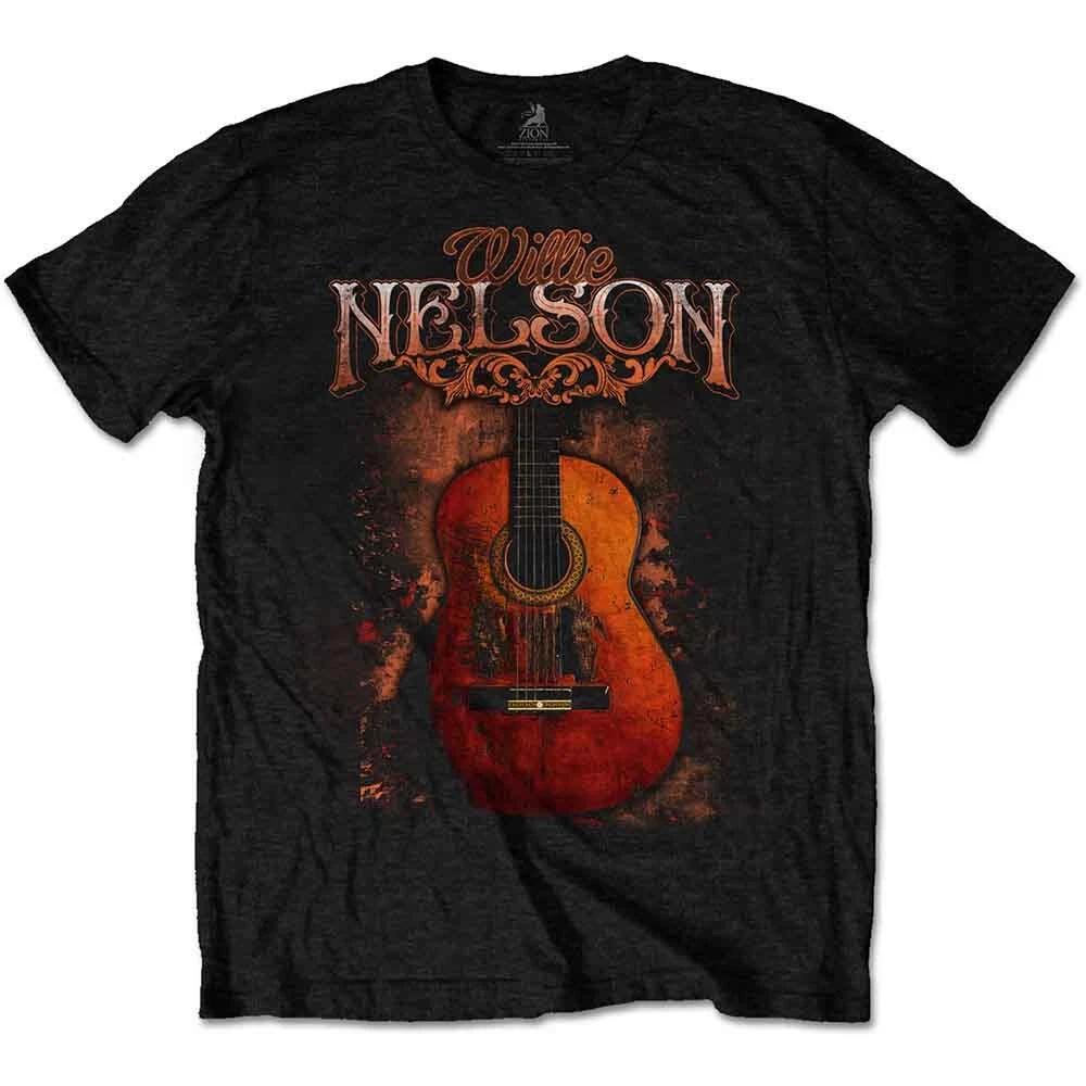 Willie Nelson T Shirt Trigger Logo Official Mens Black L XL