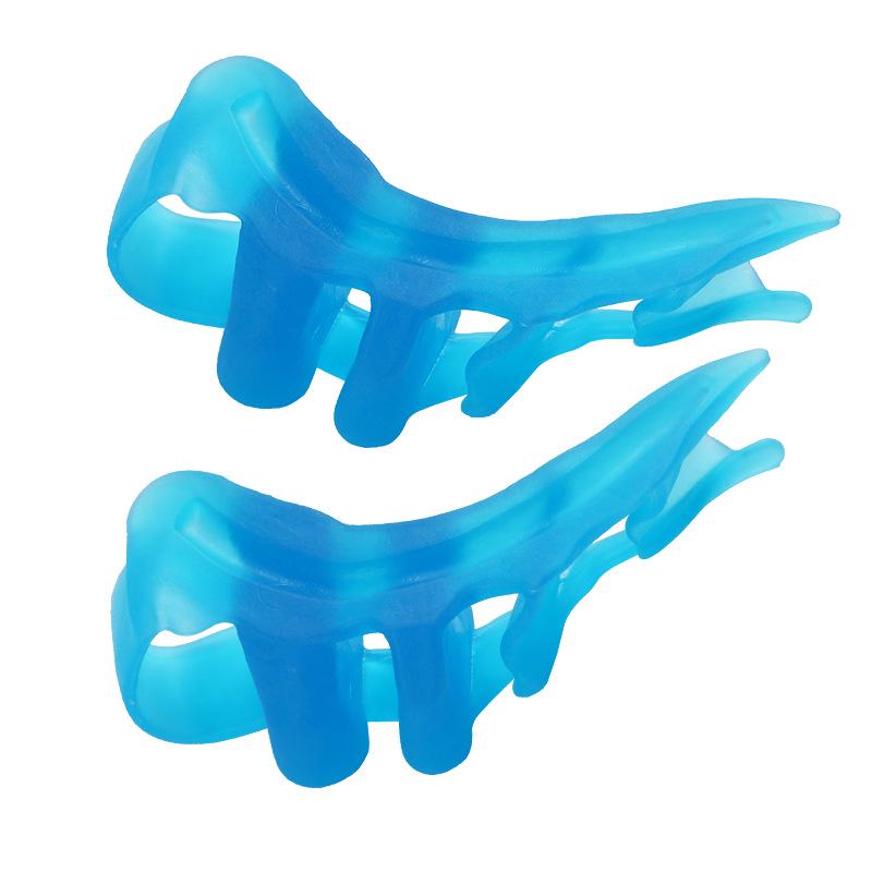 

Силиконовый разделитель пальцев ног Hallux Valgus и мягкий ортез-корректор One Size синий