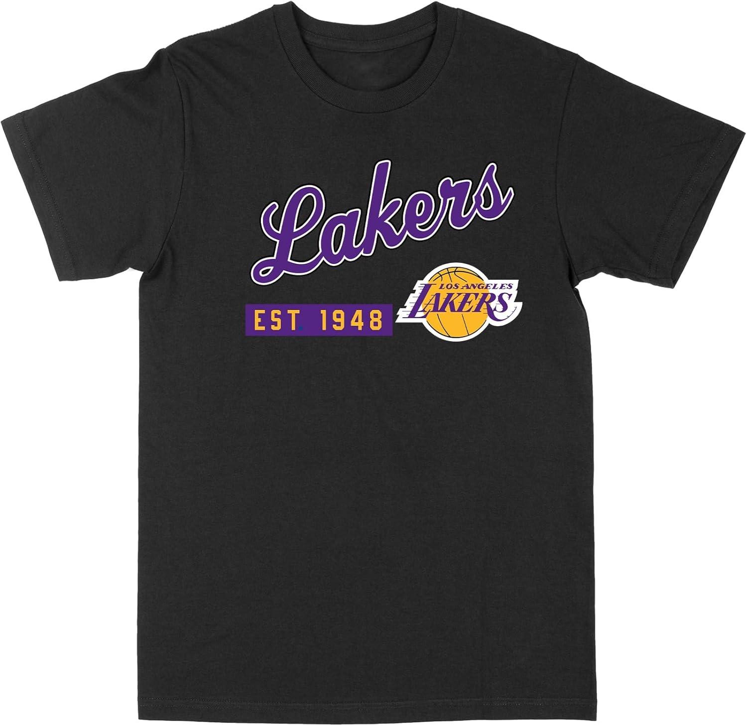 

Philcos NBA Los Angeles Lakers Est 1948 Black T-Shirt XXXXXL чорний