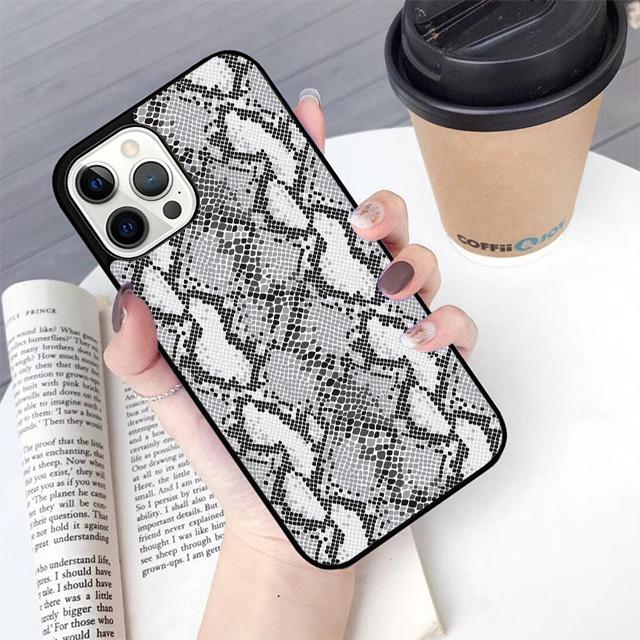 Snake Skin Phone Case For Apple iPhone 17 Air Pro Max Plus Coque For iPhone 17 Air 14 15 16 13 12 Max Cover
