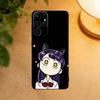 Komi Can't Communicate Phone Case For Samsung S25,24,21,22,23,30,Ultra,20,Plus,Fe,Lite,Note Soft Black Cover
