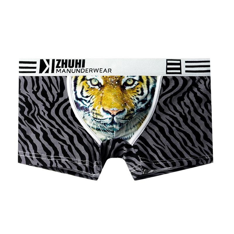 

Мужские хлопковые трусы с принтом, низкая посадка, облегающие, популярные мужские дышащие боксеры, размеры L-3XL 3XL темно-серого