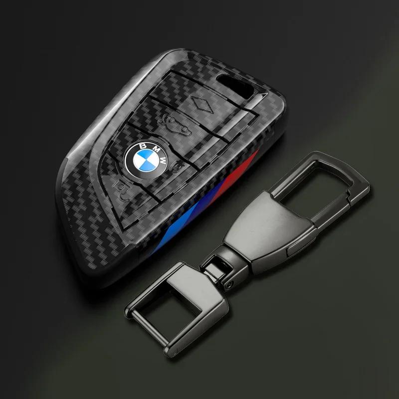Key Case Cover Fibler Silicone For BMW X1 X3 X4 X5 X6 F15 F16 F48 G30 G38 525 540 740 1 2 5 7 Series 218i Case