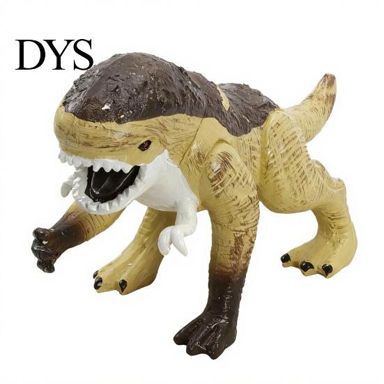Unique Desk Display Pieces Shark Head Dinosaur Figurine, Realistic Resin Model, 7.48 Inch Fantasy Models Jurassic Creature Statue, Desktop Collectible