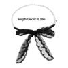 Blingbling Rhinestones Pearls Waist Chain Adjustable Length For Women Elegant Retro Jewelry Accessory