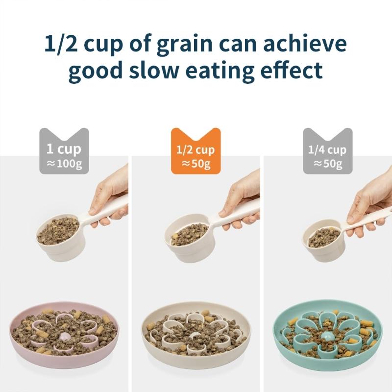 Slow Feeders Cats Food Bowl Regulable Dog Slow Feeders Comfortable Cats Bowl for Active Cats