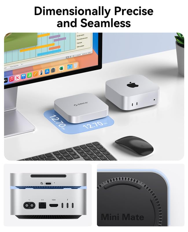 ORICO Minimate 512 GB External Mac Mini M4 USB Gen Portable Solid State Minimate M4 SSD, (10Gbps), 3.2 22 (20Gbps), Drive,