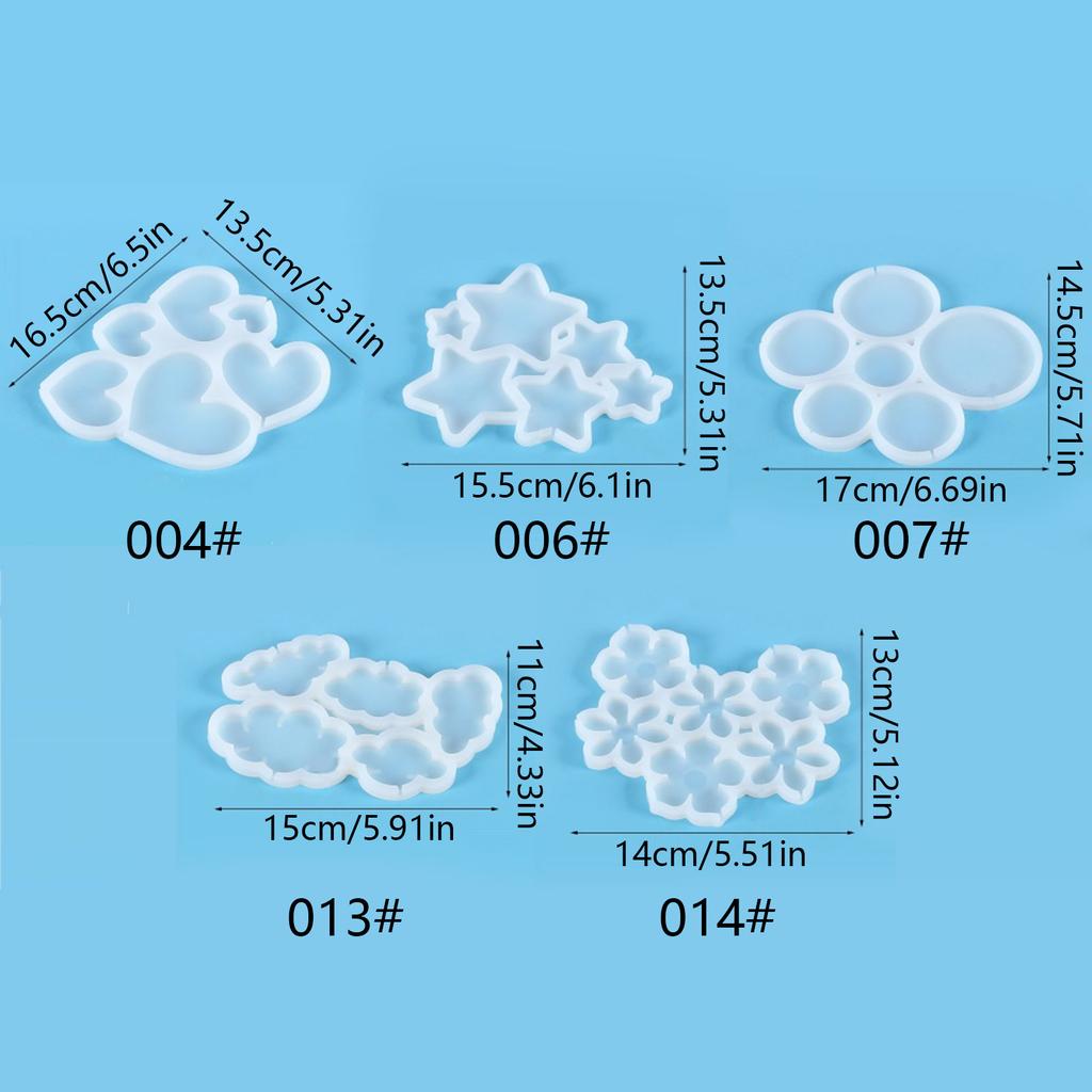 Various Shapes Silicone Lollipop Mold Jelly Chocolate Cake Decoration Mold Kitchen Baking Accessories Epoxy Gum