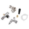 Mini Keg Growler 2L 150PSI Portable Pressurized Stainless Steel Home Keg System Beer Dispenser for Homebrew