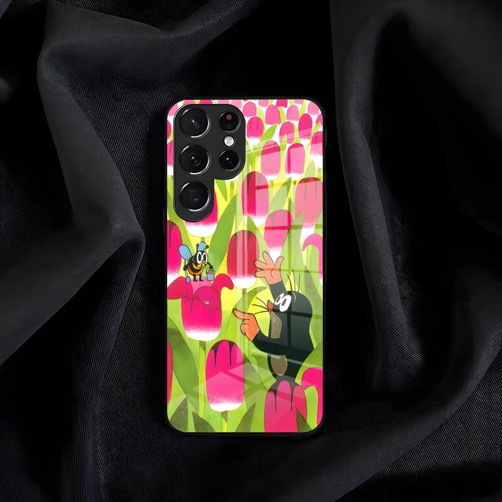 Cute The Little Mole Phone Case For Samsung S26 S25 Edge S24 S23 S22 S21 S20 Ultra Plus FE Glass Cover