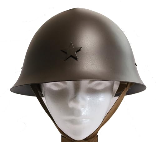 Imperial Japanese Type 90/900 Helmet, World War II, Imperial Japanese Army, IJA Type 90/900 Steel Helmet, Iron Helmet, Iron, Replica