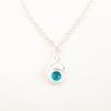 Apatite Gemstone 925 Sterling Silver Jewelry Handmade Pendant 1.13" Gift For Mom CP-25-10