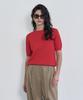 PELOTE Wool Cashmere Short Sleeve Knit Top (3 Colors)