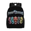 Poweres Anime Rangerses Backpack for Women Men Waterproof School College Superhero Bag Printing Bookbags