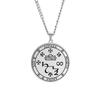 Dawapara Erzengel Azrael Siegel Salomos Engel des Todes Kabbala Amulett Anhänger Halskette Edelstahl Schmuck