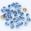 Large Round Colored Pointed Back Glass Rhinestones for DIY Phone Cases and Nail Art.