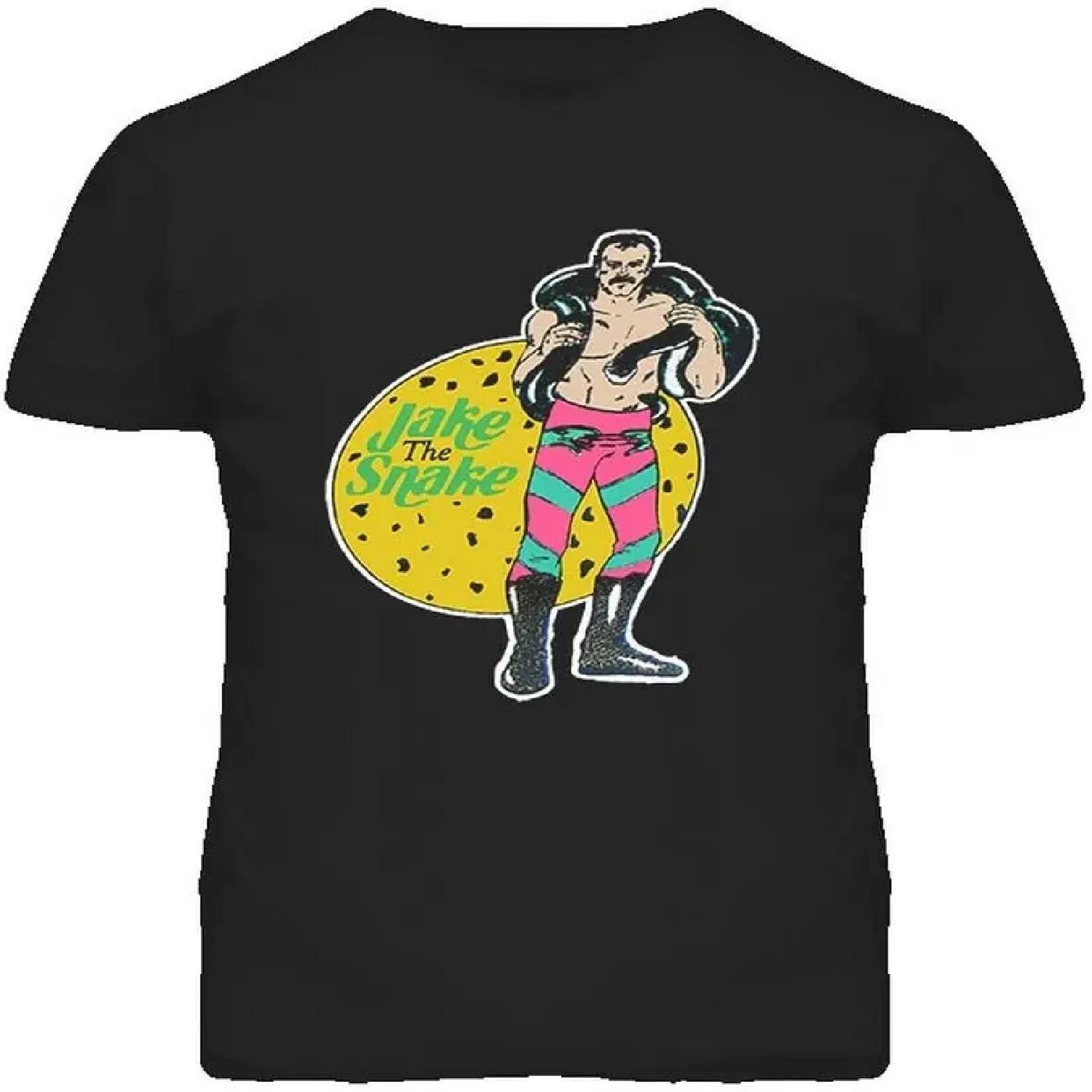 Jake The Snake Roberts 80s Retro Wrestling T Shirt S