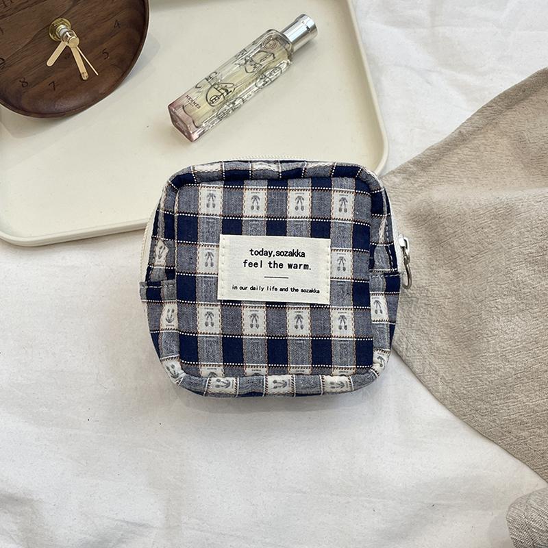 Kirschgitter Kosmetiktasche Stiftetasche Menstruationstasche Make-up-Tasche Reise-Clutchtasche Aufbewahrungstasche für Kleinigkeiten