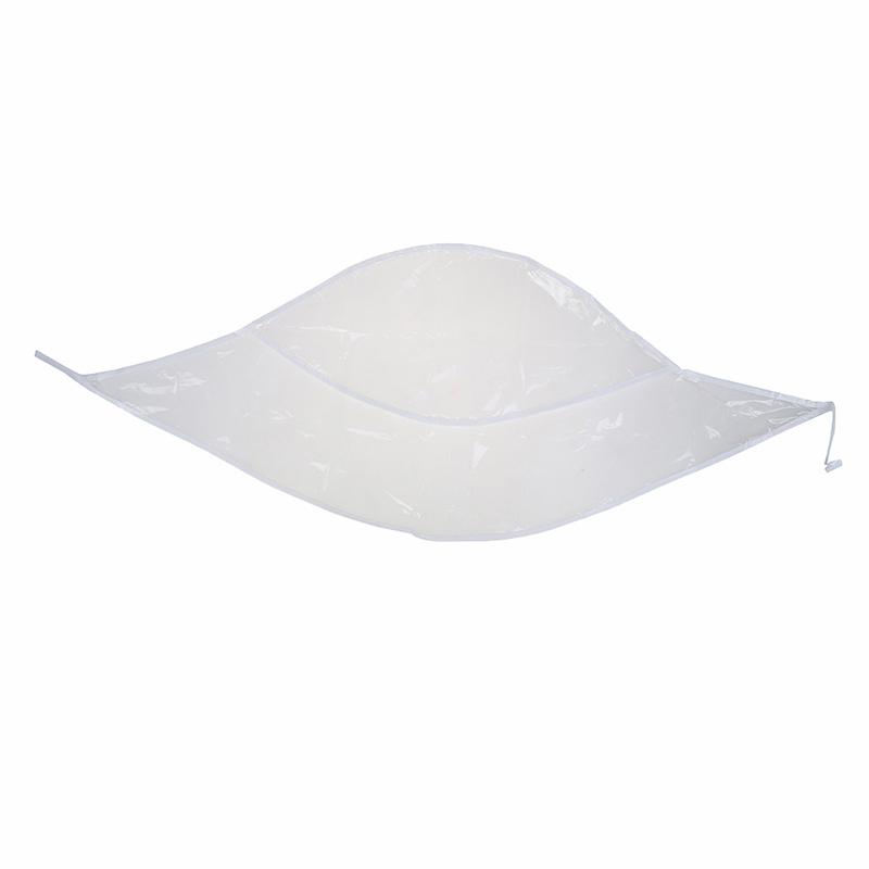 1Pcs Protect Hairstyle Rain Hat Plastic Bonnet For Women And Lady Clear
