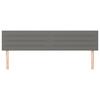 VidaXL 2x Headboards Bedroom Furniture Bed Accessories Single Bed Heads Interior Bed Frame Heads Dark Grey 346159