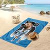 Lionel Messi Printed Beach Towel Quick Dry Soft TowelPortable Large Rectangular Beach Blanket for Travel Swimming Pool