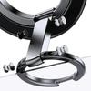 Folding Metal Phone Stand 360 Degree Rotation Damping Gear Ultra Thin Magnetic Ring Holder