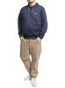 One Colors LOGOS PARK Herren Spindelhalssweatshirt, Große Größen, Pullover, Rollkragen, Marineblau (Größe 5L)