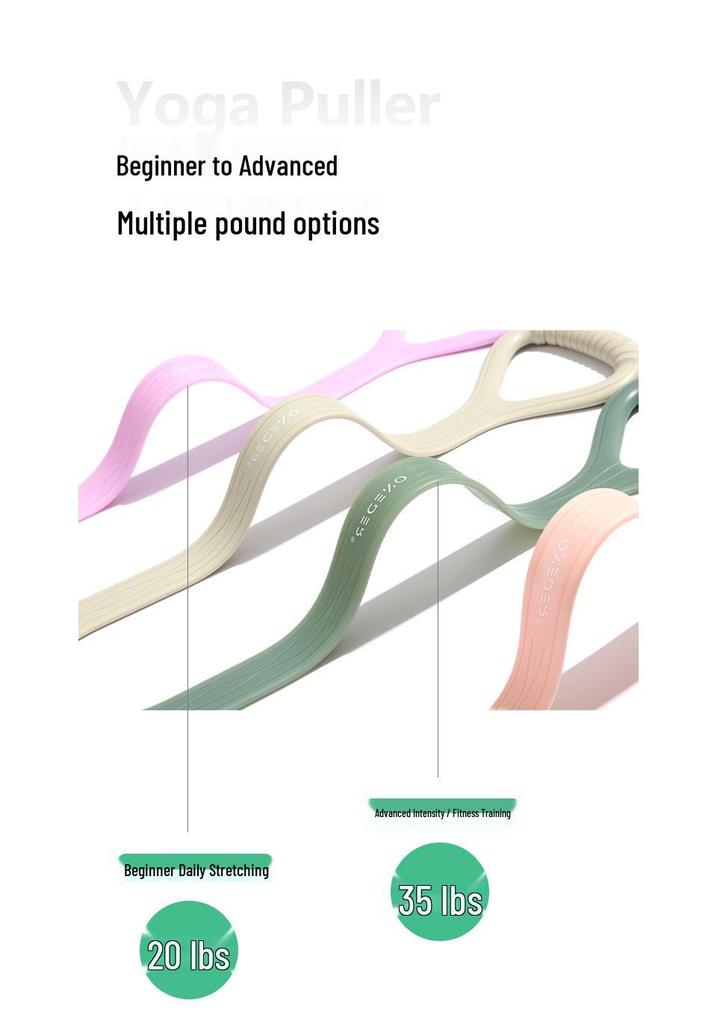 8-Shaped Resistance Band for Women: Shoulder Open, Beautiful Back, Stretch & Train at Home