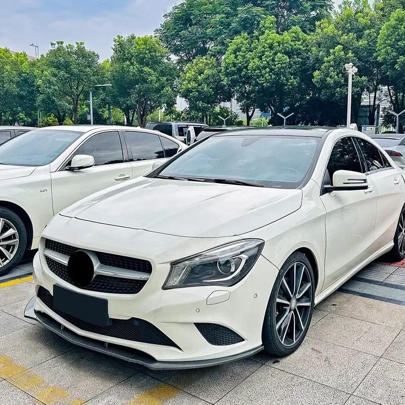 Para Mercedes Benz Clase CLA C117 CLA 200 220 180 2013-2015 Labio Divisor Spoiler Difusor Parachoques Delantero Accesorios BodyKit Tuning