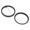 58MM Double Half Moon Special Blur Effects Filter Double Glass Camera Center Split Diopter Lens