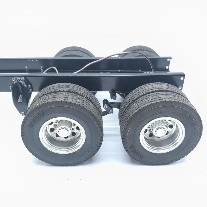 1set Electric Lift Rear Suspension for 1/14 RC Truck Tamiya 56368 For scania 770S For volvo FH16