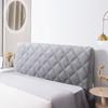 Plush Soft Bed Headboard Cover Solid Color High Elasticity Bed Head Slipcover Anti-dirty Easy To Clean Bed Back Rest Home