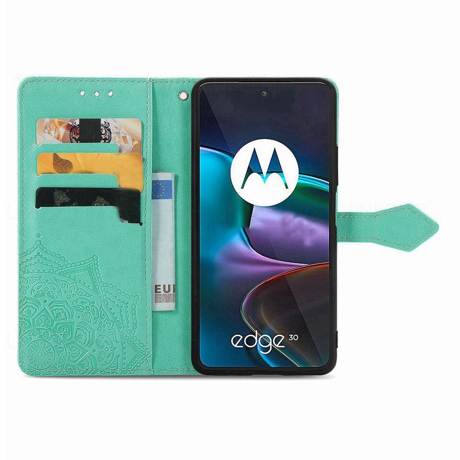 Foral Buch Leder Brieftasche Flip Case Für Motorola Edge 60 50 40 Moto G85 5G G35 G82 G75 G54 G55 G34 G15 G05 E15 G32 G13 G23 G14 G24 Silikonhülle