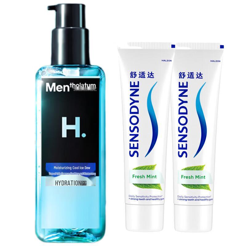 

Sensodyne Fresh Mint Toothpaste & Men s Lotion Bundle