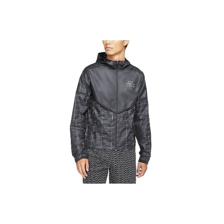 

Мужская беговая куртка Nike Flash Run Division черная CU7869-010